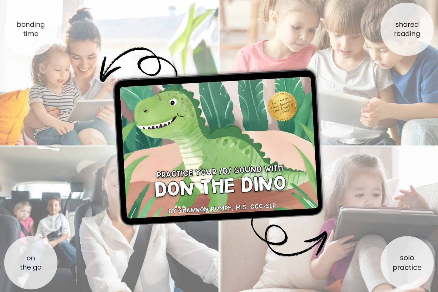 Don the Dino Speech Sound eBook in different contexts.