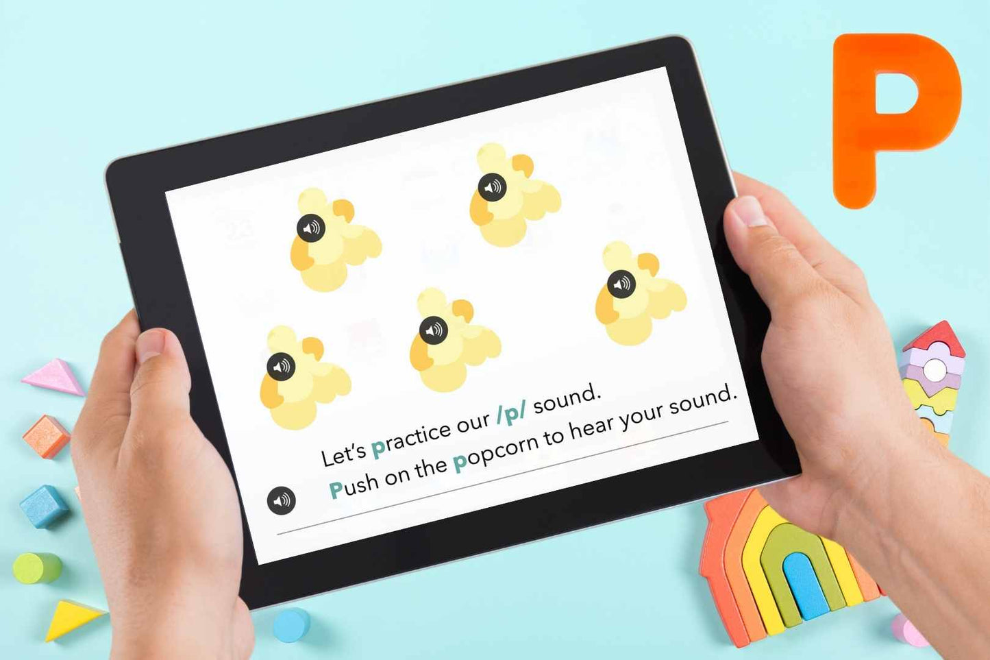 Sample page from Pete the Puppy Speech Sound eBook. 